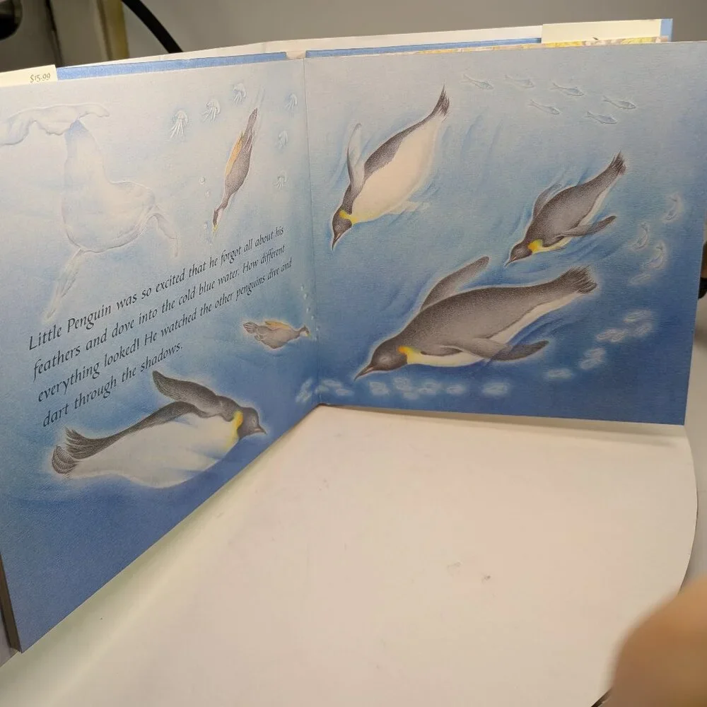 The Little Penguin hardback EMBOSSED book and Audio CD Scholastic